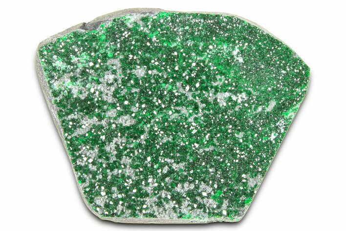 Sparkling Green Uvarovite Garnets - Russia #379984